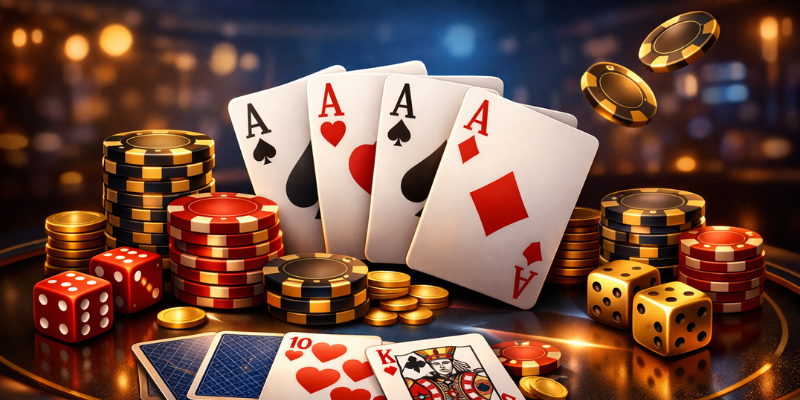 Cách chơi poker cơ bản là gì và mục tiêu của người chơi trên Gamebai68