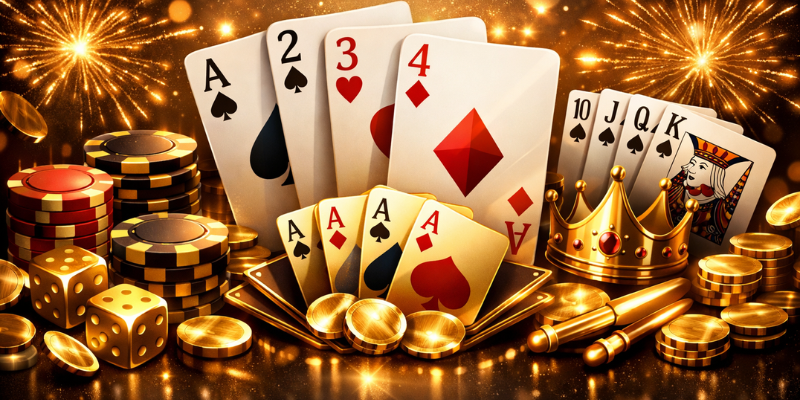 Luật chia bài và xác định người đi trước trên Gamebai68